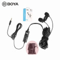 Venta caliente BOYA BY-M1DM Dual Omni-Direccional Lavalier Mic